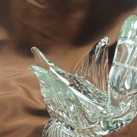Vintage Murano Art Glass Goose/Swan w/Air Bubbles Heavy - Picture 8 of 15